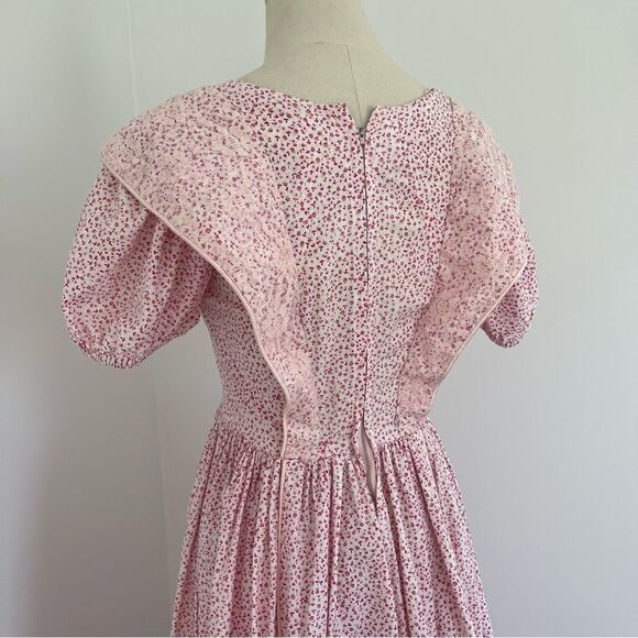 Vintage Puff Sleeve Prairie Dress XS - Picture 8 of 13